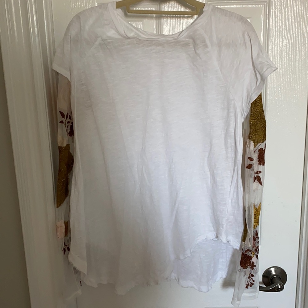 Free People - Long-sleeve top with embroidery